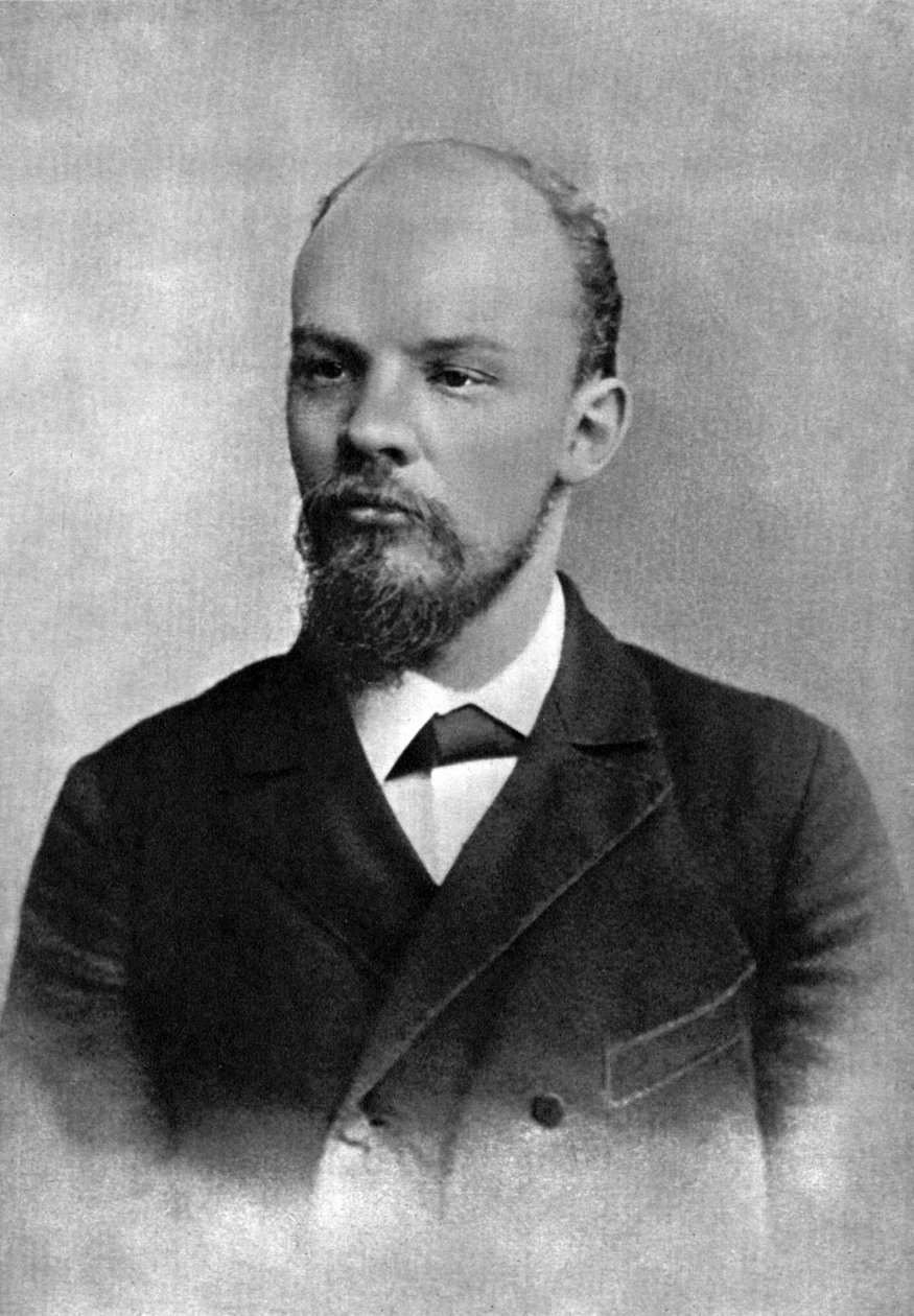 Wladimir Uljanow Lenin, russischer bolschewistischer Revolutionär, St. Petersburg, Russland von Unbekannt