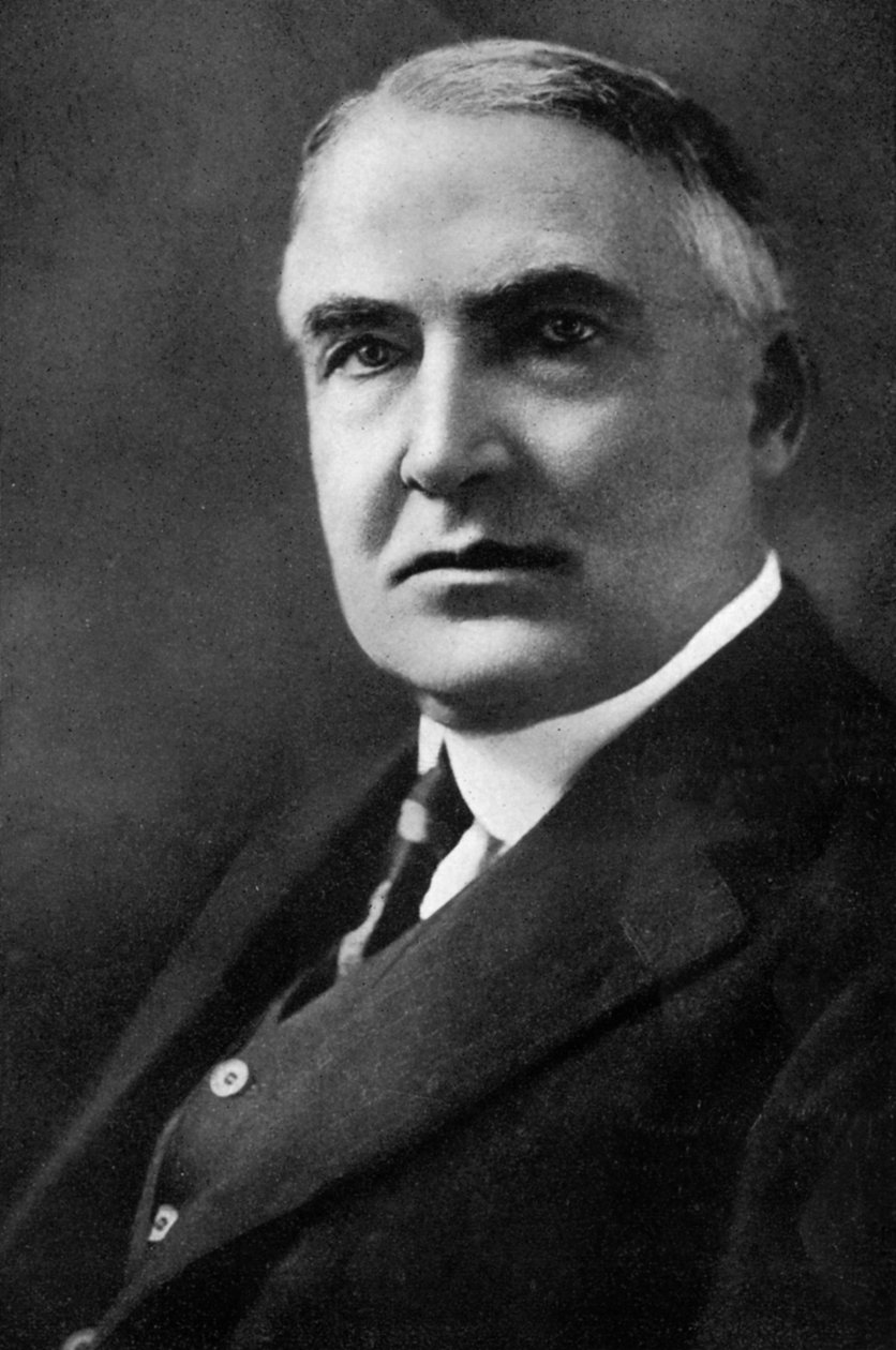 Warren G. Harding, 29. Präsident der Vereinigten Staaten, 1933 von Unbekannt