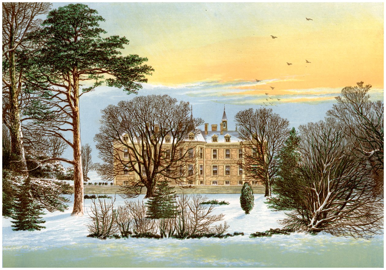 Warter Priory, in der Nähe von Pocklington, Yorkshire, Heim der Familie Wilson, um 1880 von Unbekannt
