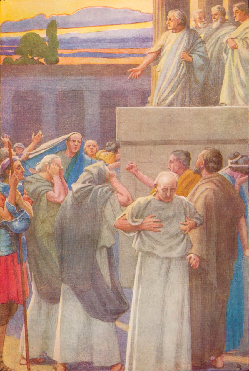Wir sind geschlagen, o Römer, in einer großen Schlacht, unser Heer ist vernichtet, 1912 von Unbekannt