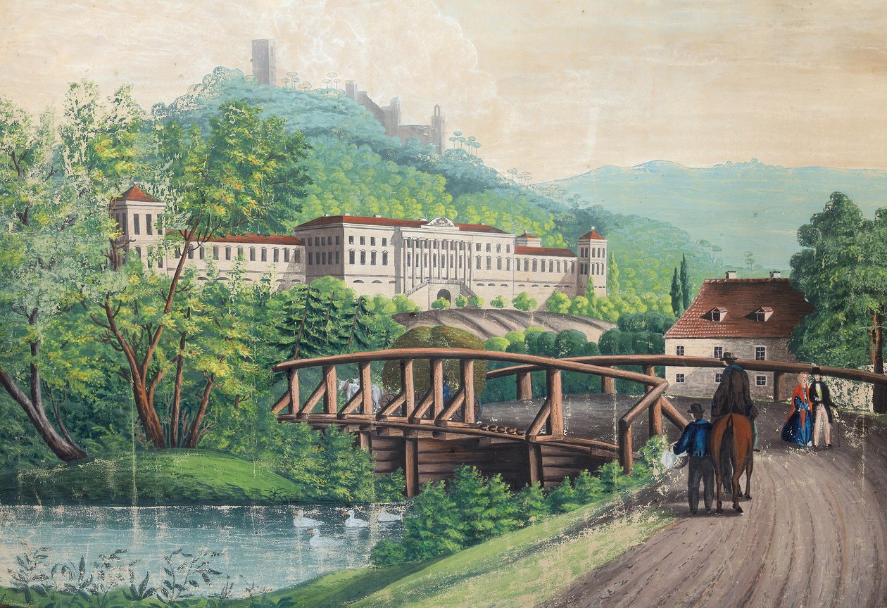Schloss Weilburg bei Baden, Mitte des 19. Jahrhunderts von Unbekannt