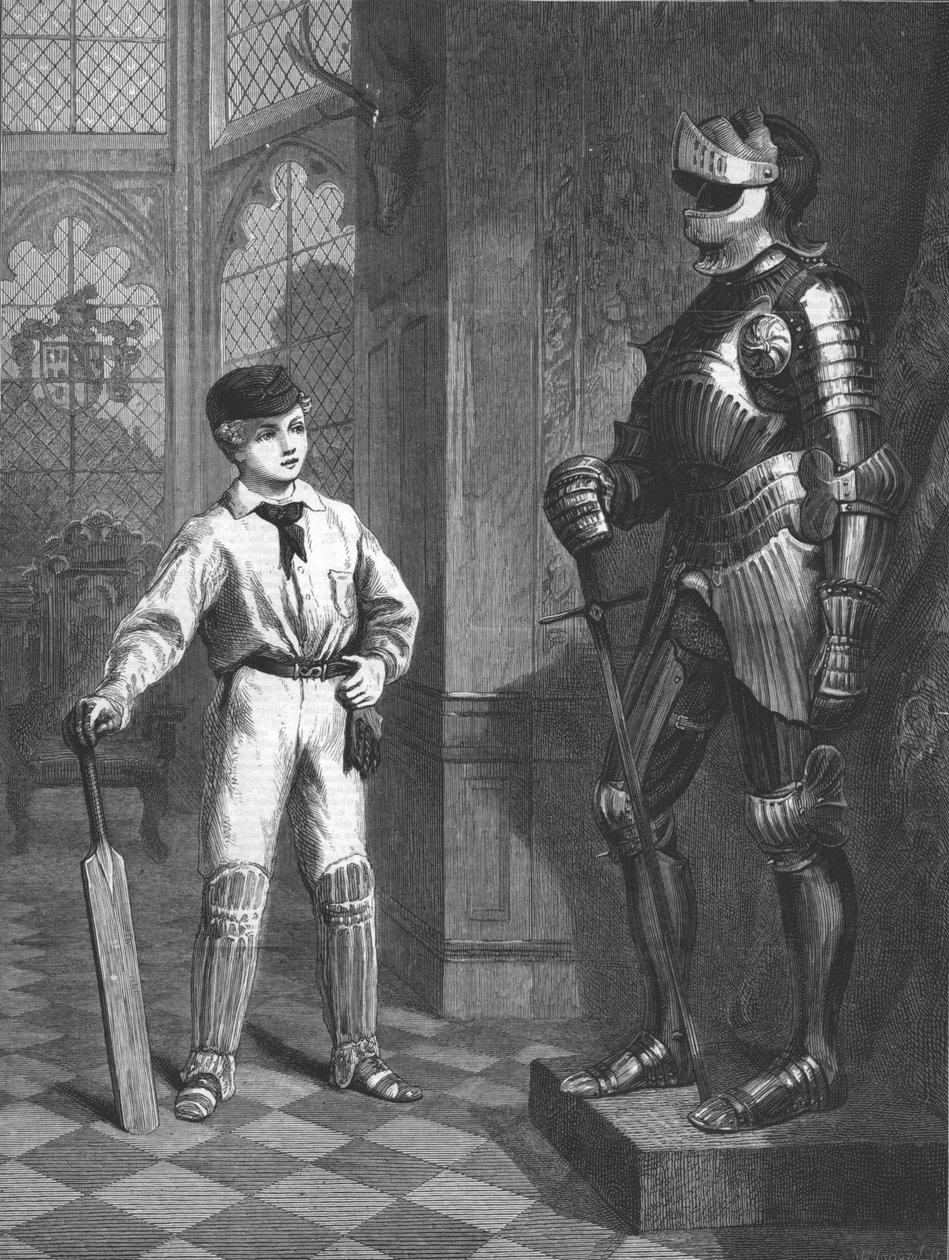 Was für ein fröhlicher Wicket-Keeper er wäre, 1875 von Unbekannt