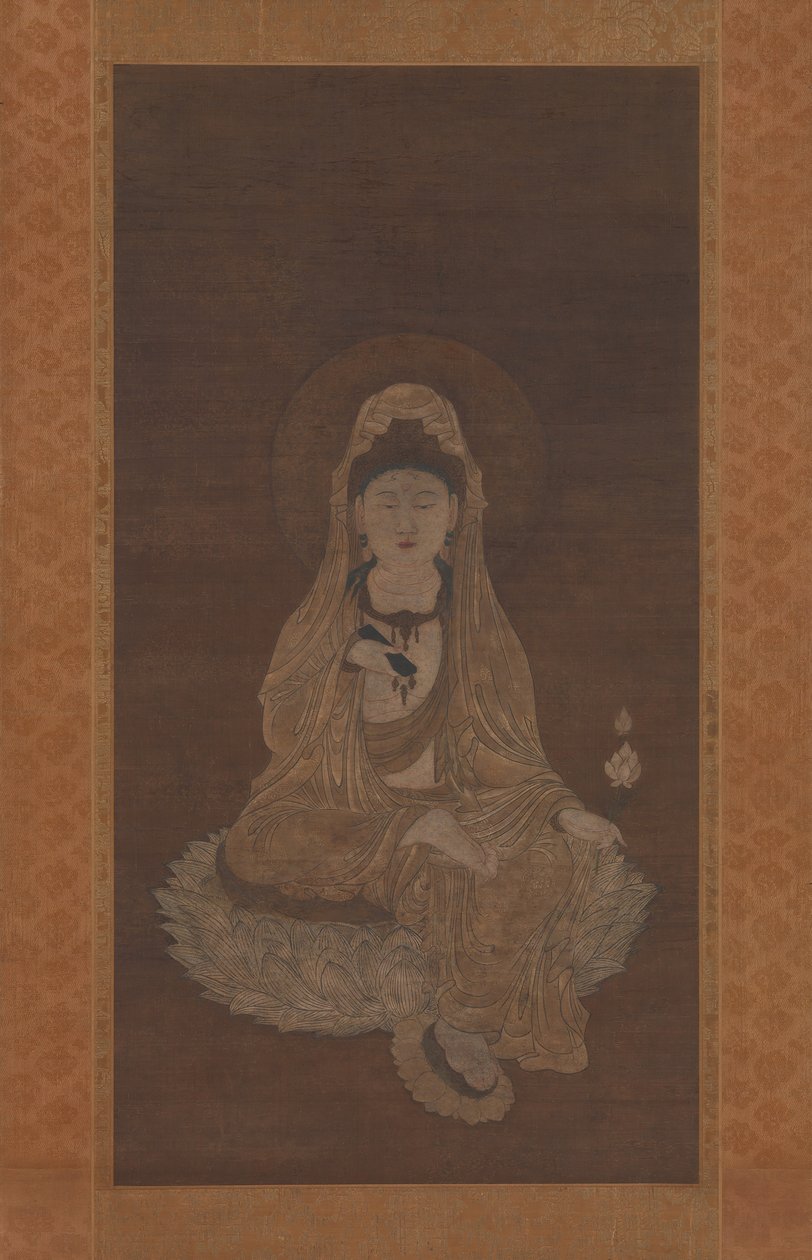 Weißgekleideter Kannon, 13. Jahrhundert von Unbekannt