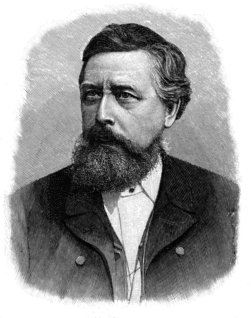 Wilhelm Liebknecht, deutscher Sozialdemokrat des 19. Jahrhunderts von Unbekannt