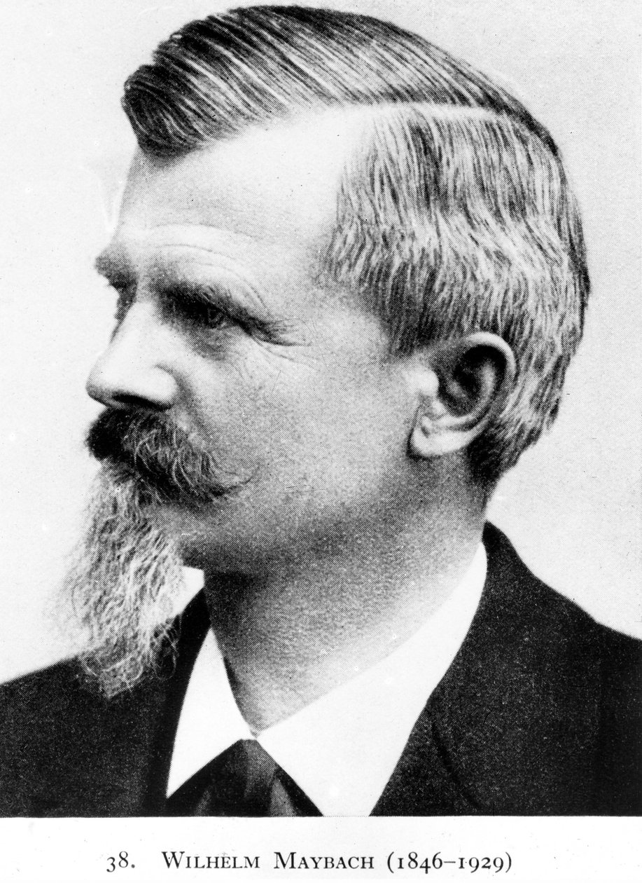 Wilhelm Maybach, deutscher Erfinder und Automobilkonstrukteur, ca. 1900 von Unbekannt