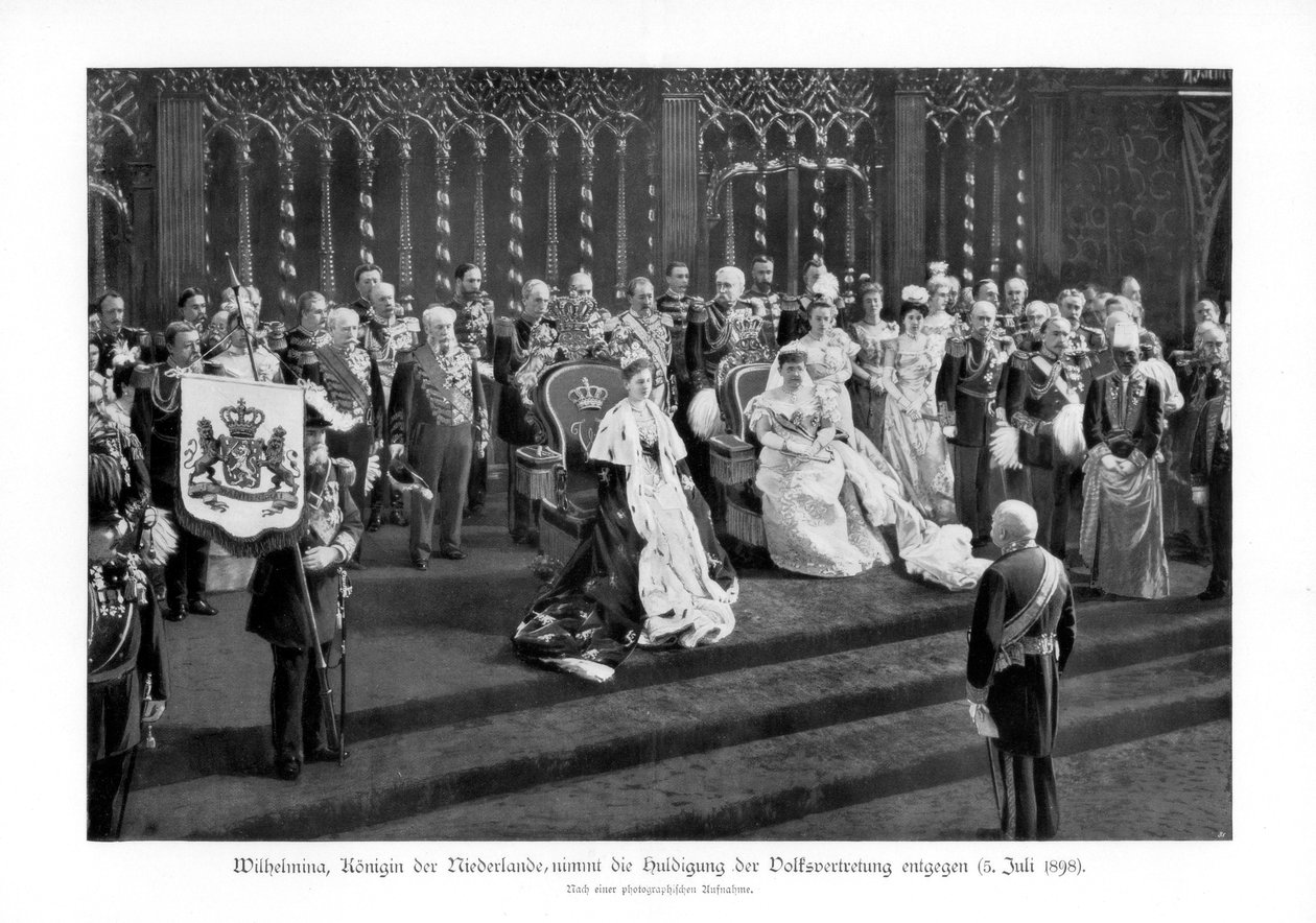 Wilhelmina der Niederlande, 1880-1962, 5. Juli 1898 von Unbekannt