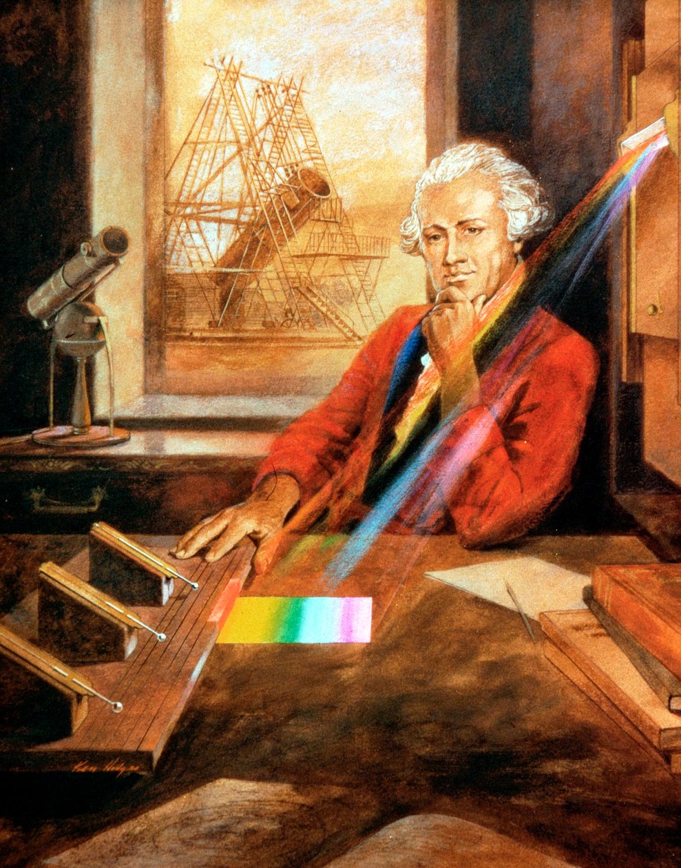 William Herschel, deutsch-britischer Astronom von Unbekannt