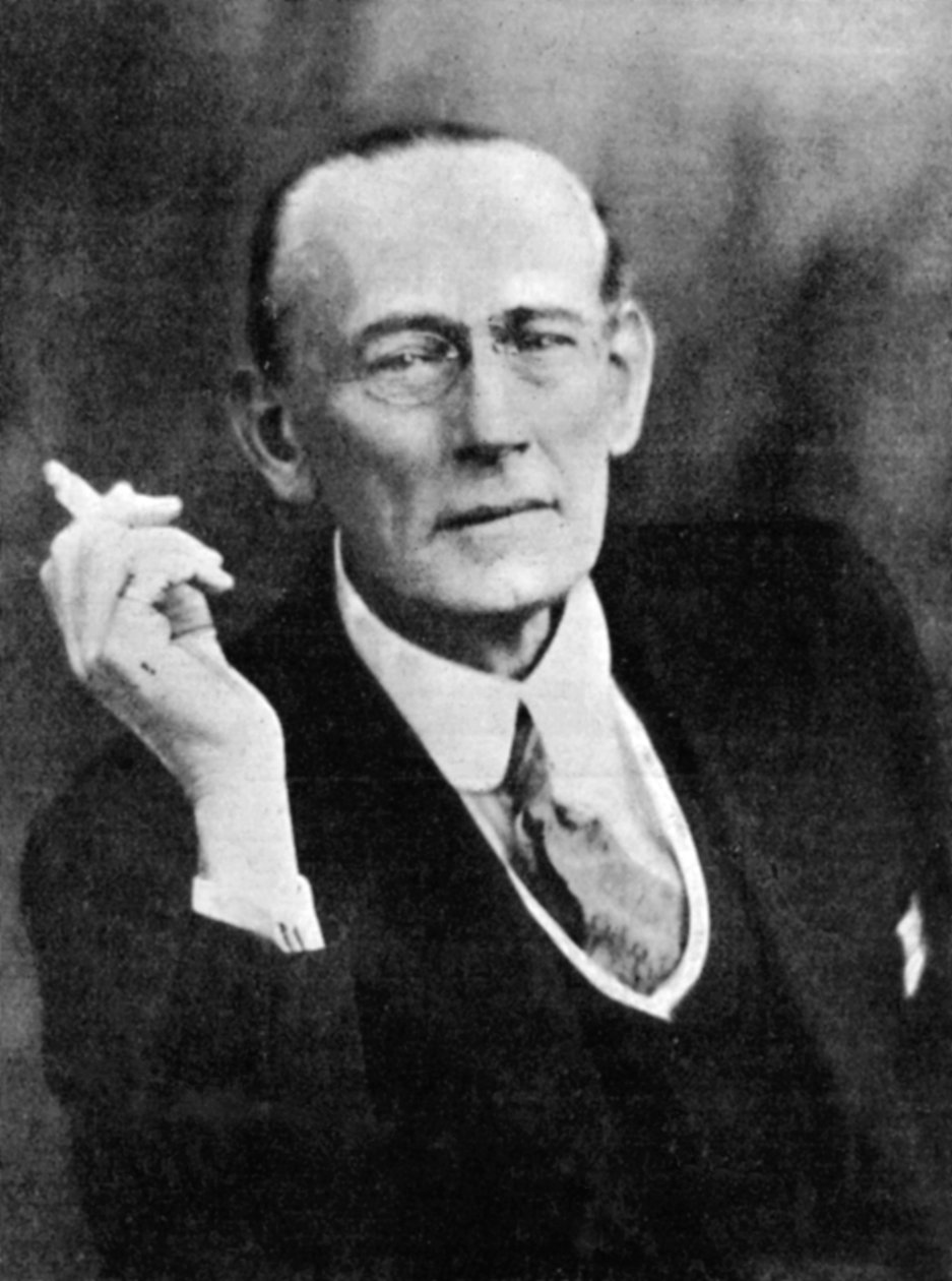 William John Locke 1863-1930, britischer Romanautor und Kurzgeschichtenschreiber, frühes 20. Jahrhundert von Unbekannt