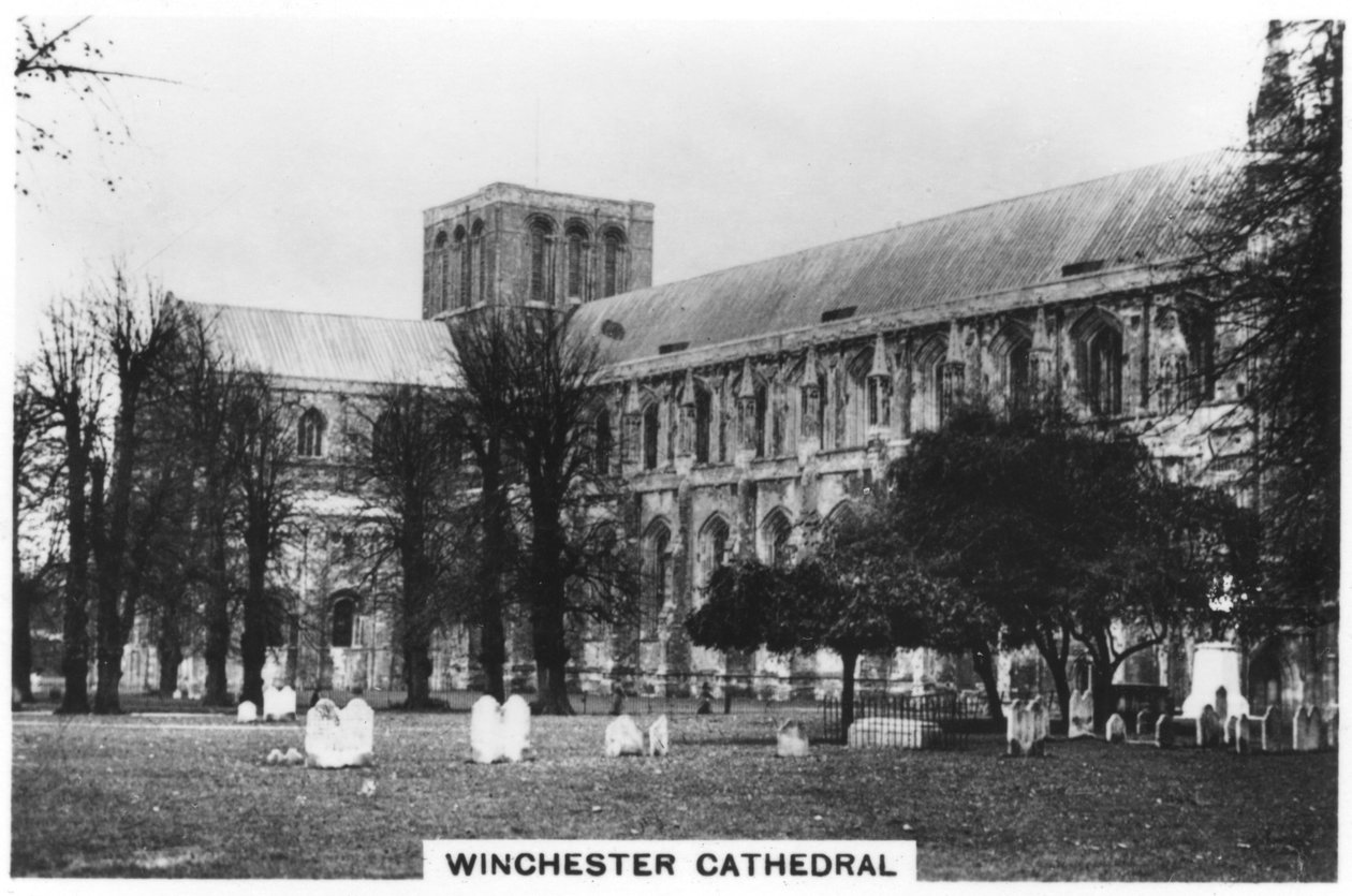 Winchester Cathedral, Hampshire, 1937 von Unbekannt