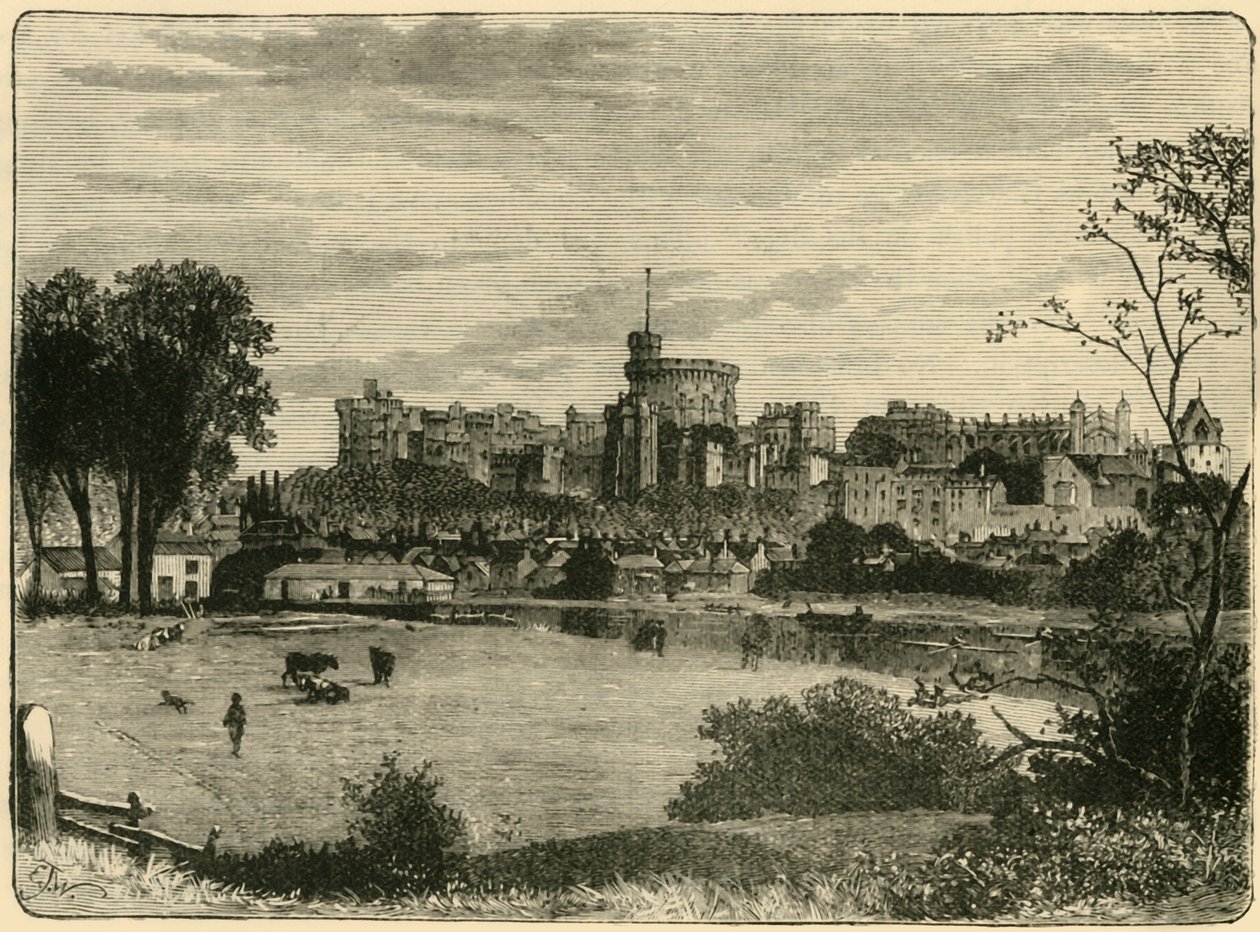 Windsor, vom Brocas, 1898 von Unbekannt