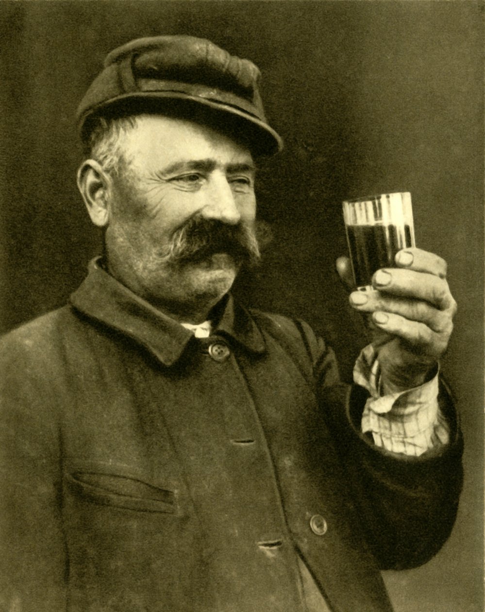 Weinbauer, Burgenland, Österreich, ca. 1935 von Unbekannt