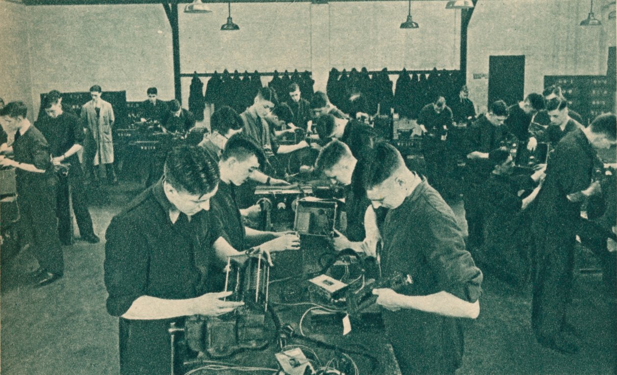 Werkstatt für Funkmechaniker, 1940 von Unbekannt