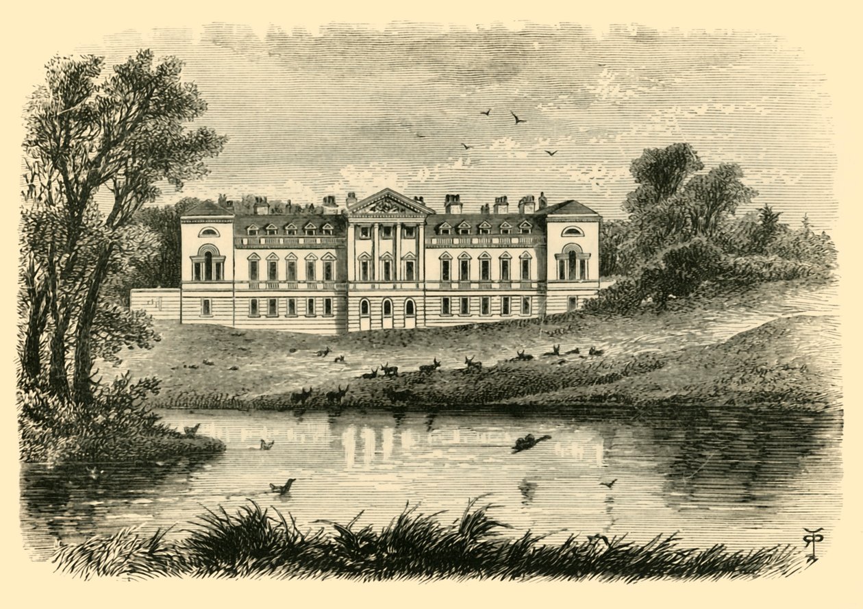 Woburn Abbey - Die Westfront, 1898 von Unbekannt