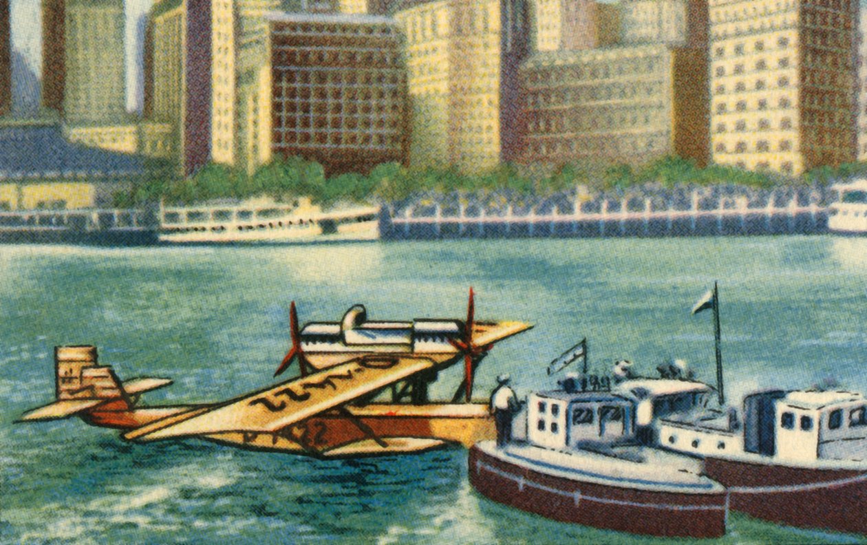 Wolfgang von Gronau kommt in New York an, August 1930, 1932 von Unbekannt