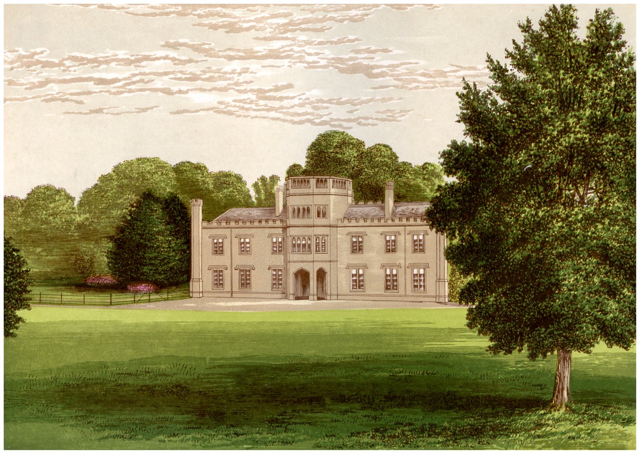 Wolseley Hall, Staffordshire, Heimat von Baronet Wolseley, ca. 1880 von Unbekannt