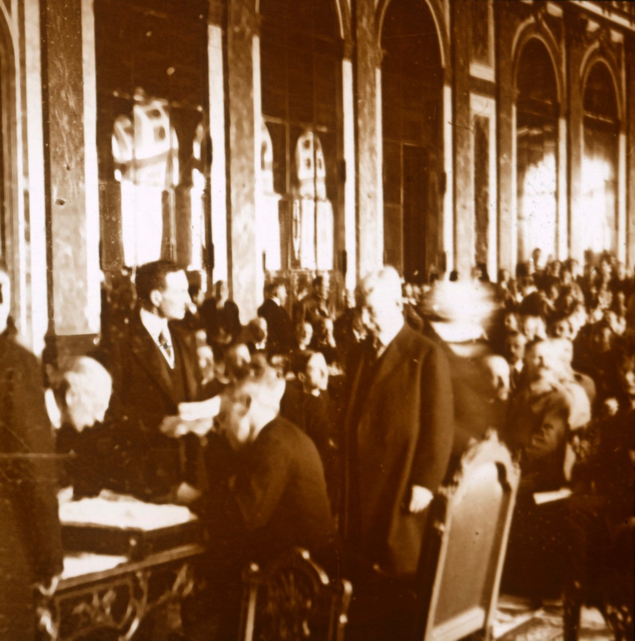 Woodrow Wilson, Vertrag von Versailles, Frankreich, 1919 von Unbekannt