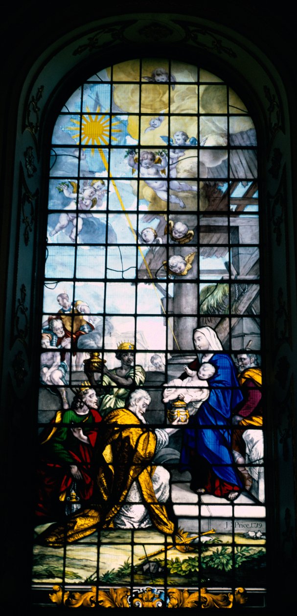 Anbetung der Heiligen Drei Könige (1719) von Unbekannt Unbekannt