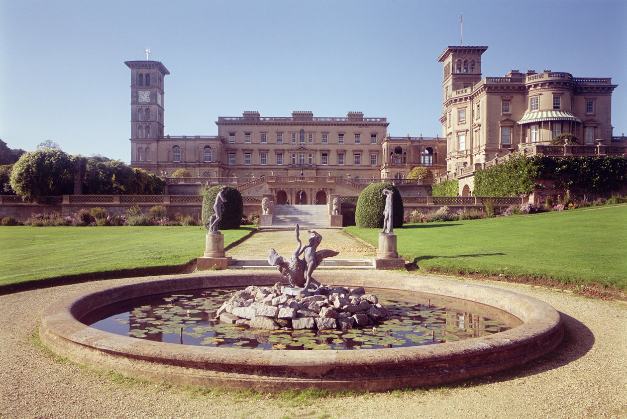 Außenansicht von Osborne House, East Cowes von Unbekannt Unbekannt