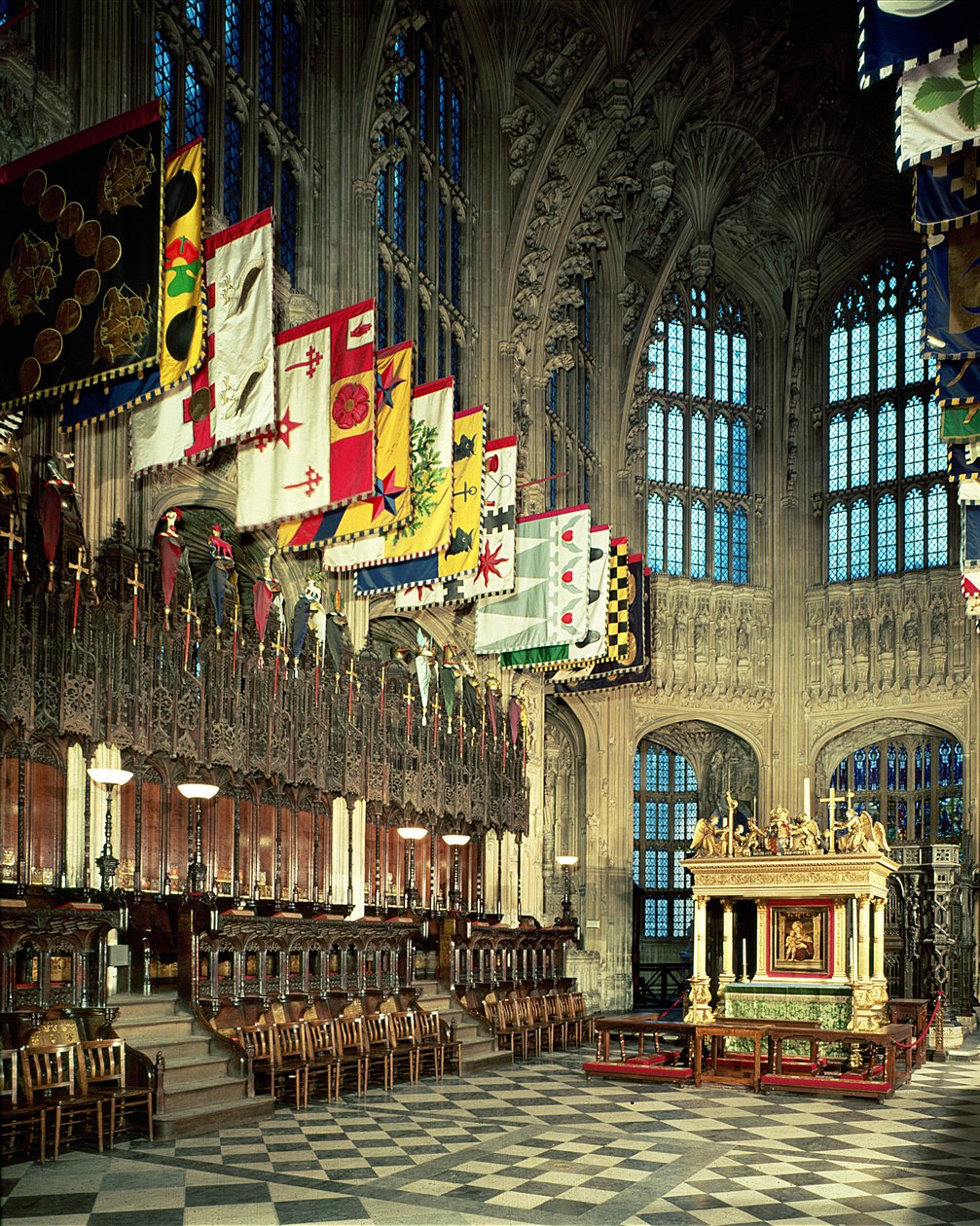 Henry VII Lady Chapel, begonnen 1503, Englische Schule, (16. Jahrhundert), Westminster Abbey, London, UK von Unbekannt Unbekannt