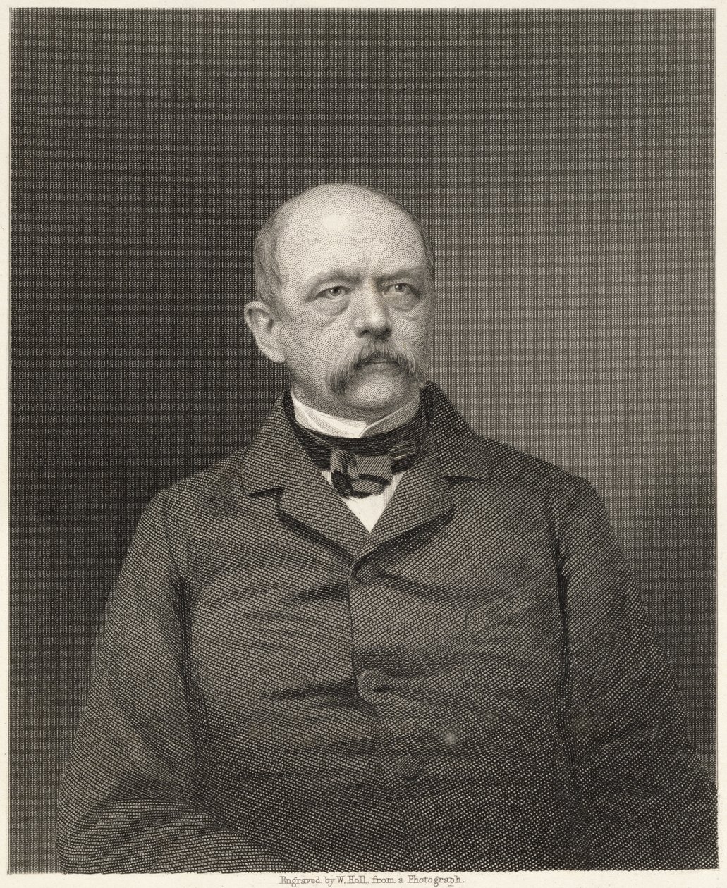 Porträt von Otto von Bismarck (1815-98), graviert von William Holl (1807-71) nach einem Foto, veröffentlicht von William Mackenzie von Unbekannt Unbekannt