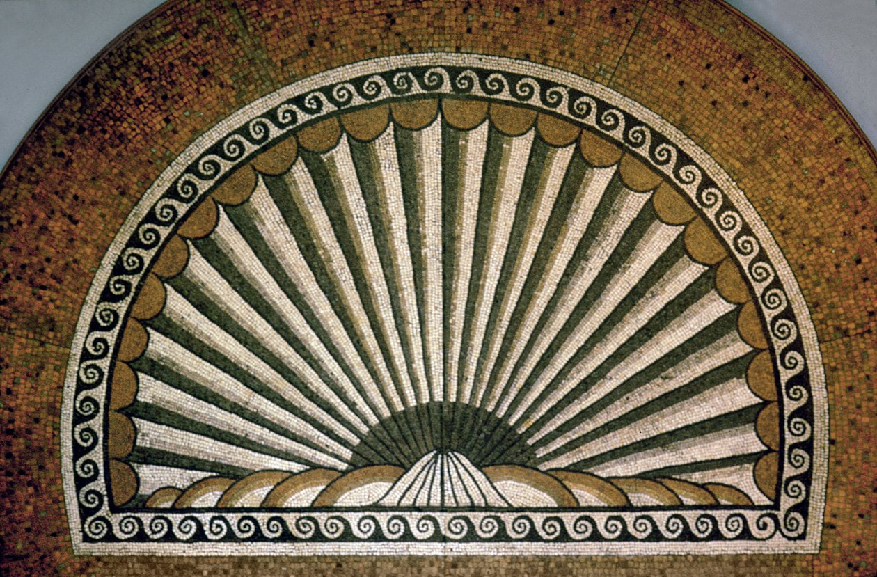 Muschelmosaik, Insula II Gebäude I 130-150 n. Chr. von Unbekannt Unbekannt