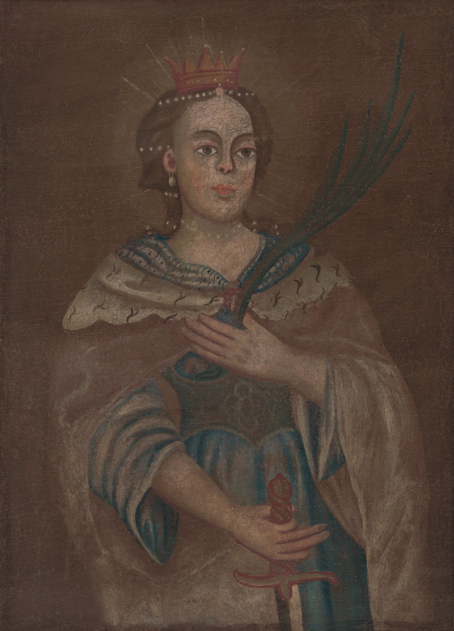 Heilige Katharina von Alexandrien von Unbekannt Unbekannt