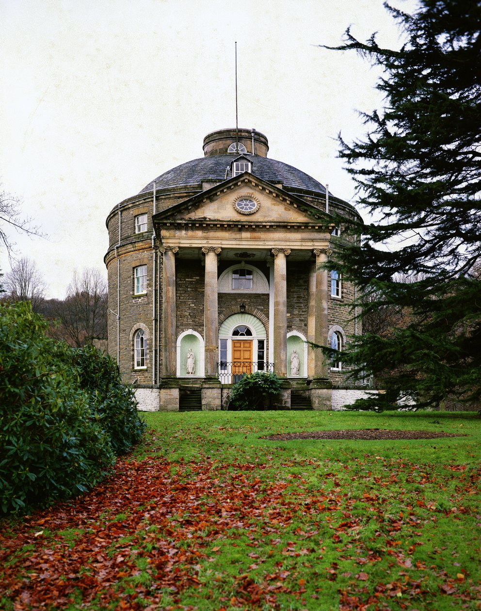 Ansicht des Belle Isle House, Lake Windermere, erbaut 1774-ca.1781 von Unbekannt Unbekannt