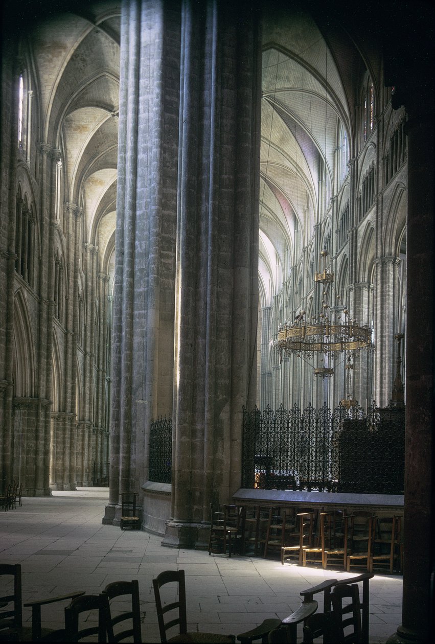 Blick auf das Innere der Durham-Kathedrale, erbaut 1093-1289 von Unbekannt Unbekannt