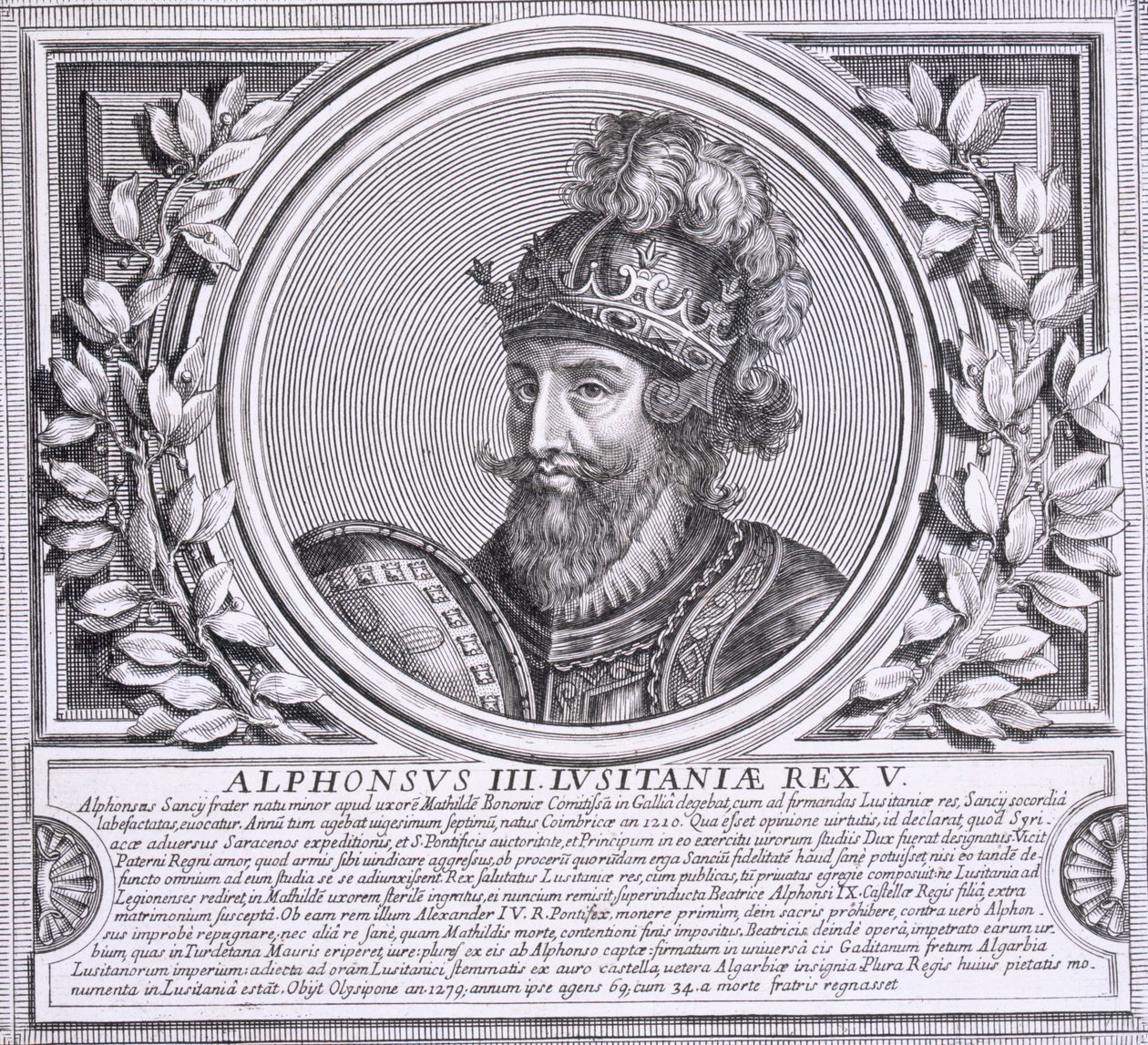 Afonso III. von Portugal (Lithografie) von Unbekannt
