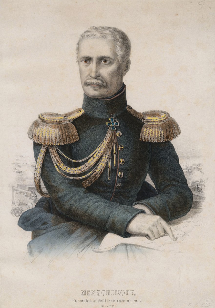 Alexander Sergejewitsch Menschikow - Prinz Alexander Sergejewitsch Menschikow von Unbekannt