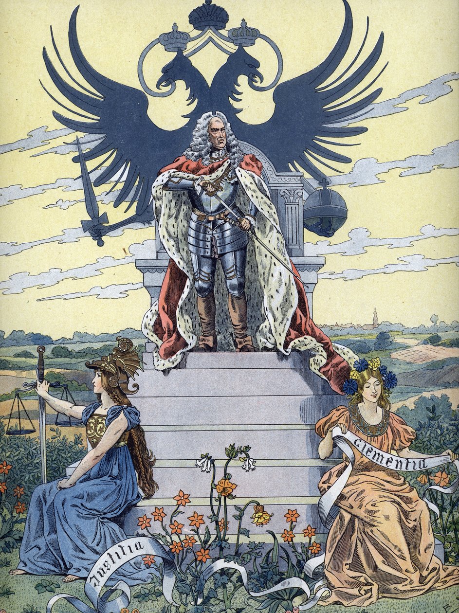 Allegorie von „Gott erhalte Franz den Kaiser“, um 1900 von Unbekannter Künstler