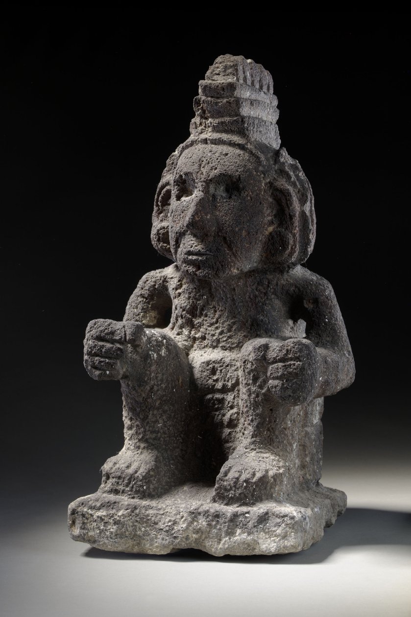 Eine aztekische Steinfigur von Macuilxochitl, ca. 1200-1521 von Unbekannt