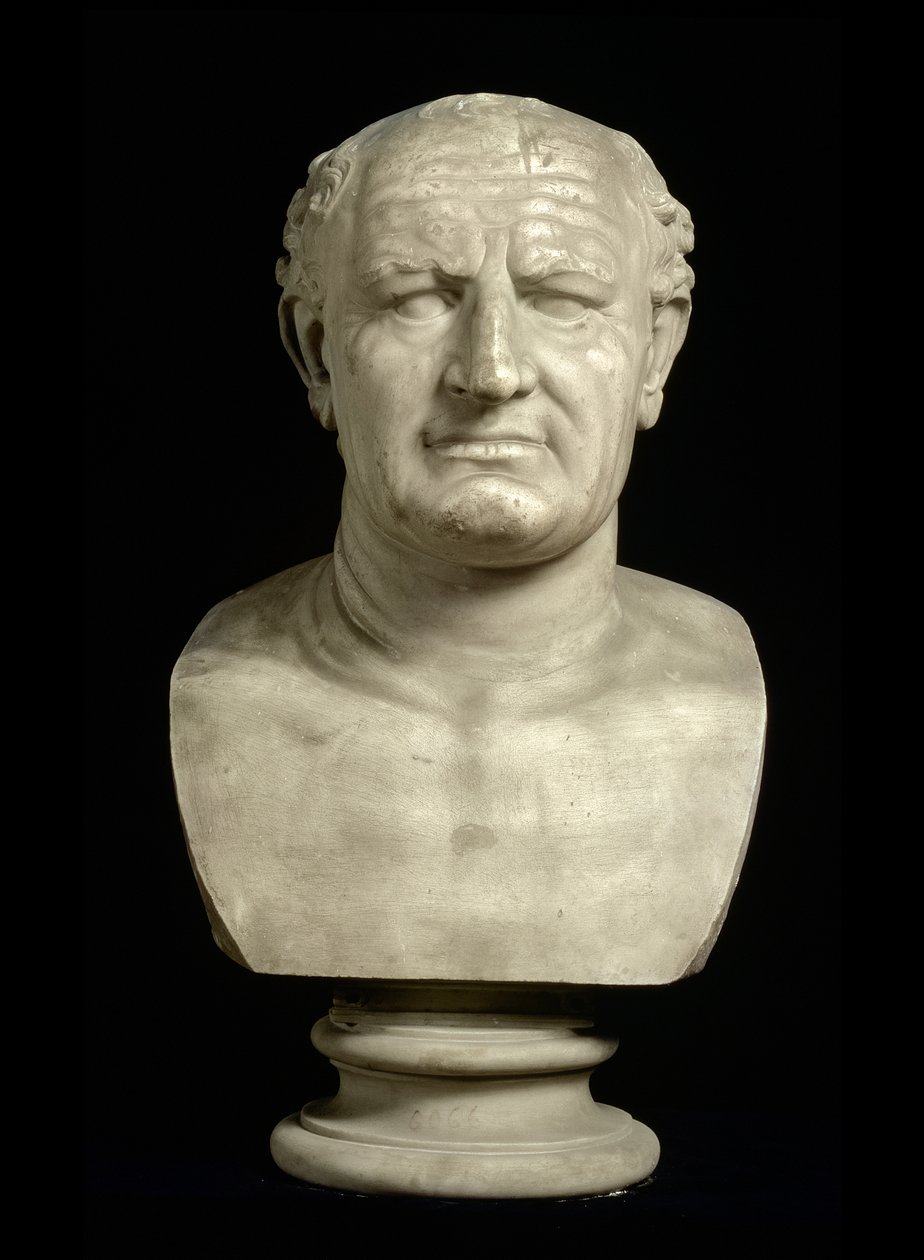 Büste des Kaisers Vespasian (Titus Flavius Vespasianus) (9-79) von Unbekannt