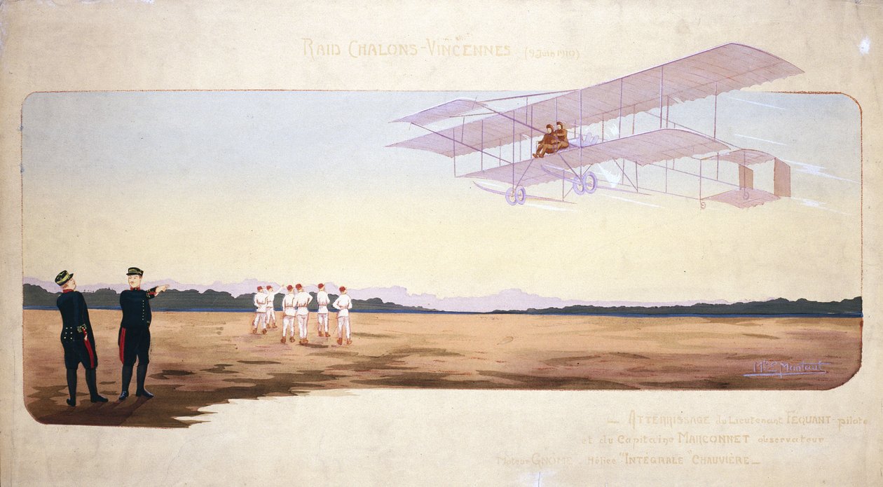 Chalons-Vincennes Luftfahrt-Rennen, Frankreich, 9. Juni 1910 von Unbekannt