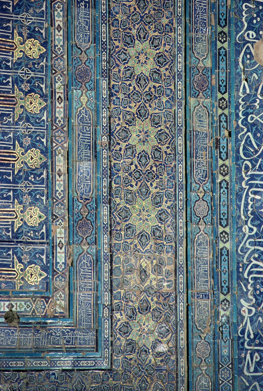 Detail der Bogenverzierung, Palast von Ak-Sarai (Weißer Palast) Ende 14. Jahrhundert von Unbekannt