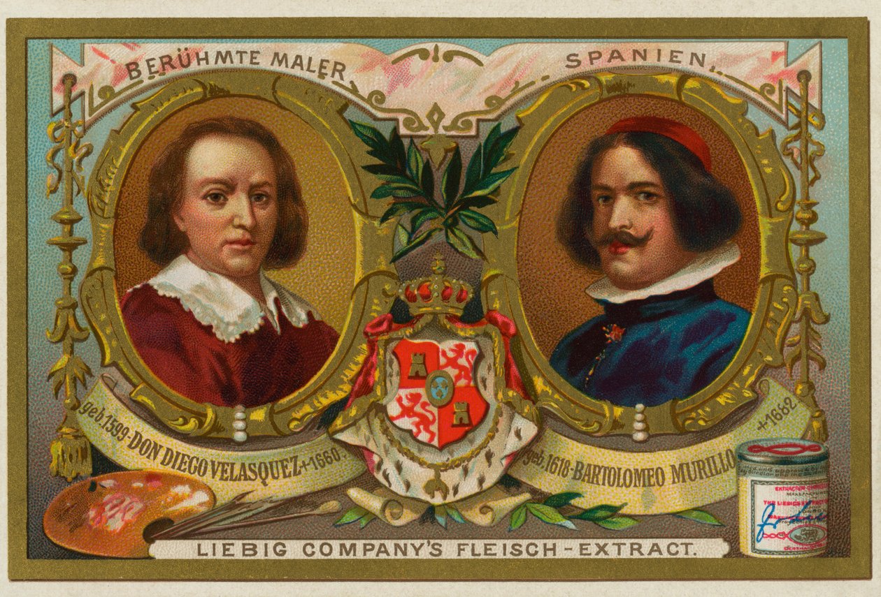 Don Diego Velasquez und Bartolmeo Murillo von Leopold Blonder
