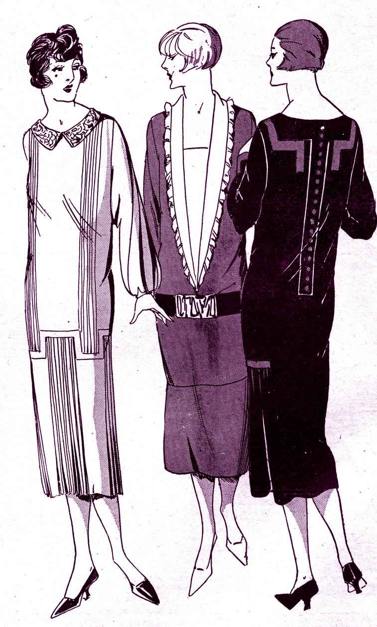 Mode: Kleider im Mai 1925 von Unbekannter Künstler