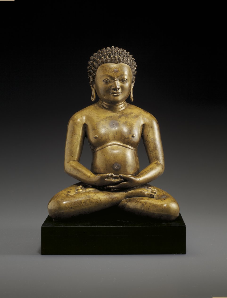 Figur eines sitzenden Yogi, möglicherweise Padampa Sangye, 11.-12. Jahrhundert von Unbekannt