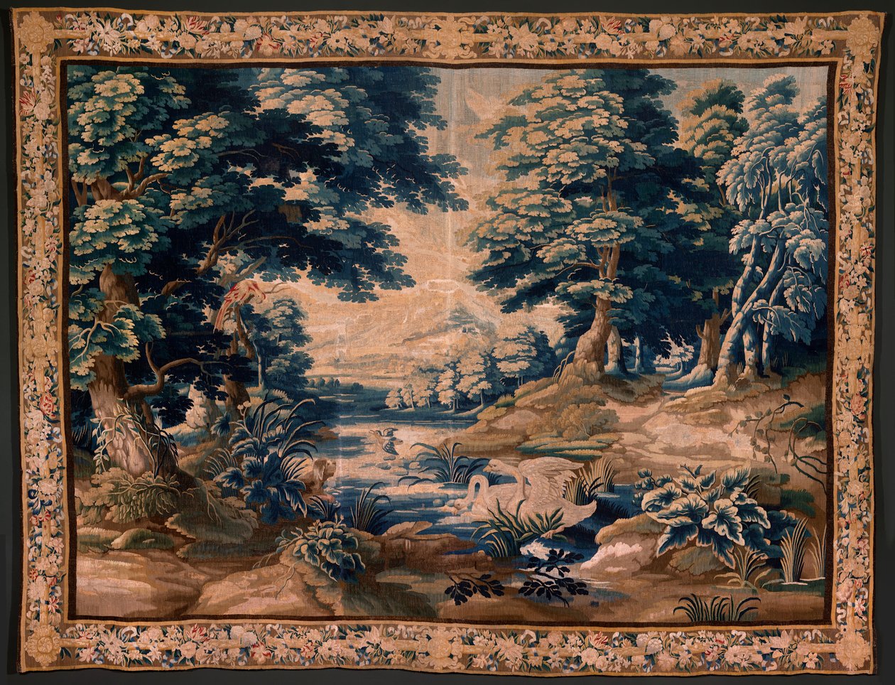 Flämischer Wandteppich. Genannt Verdure. Atelier von Oudenaarde. von Nakajima Raishō