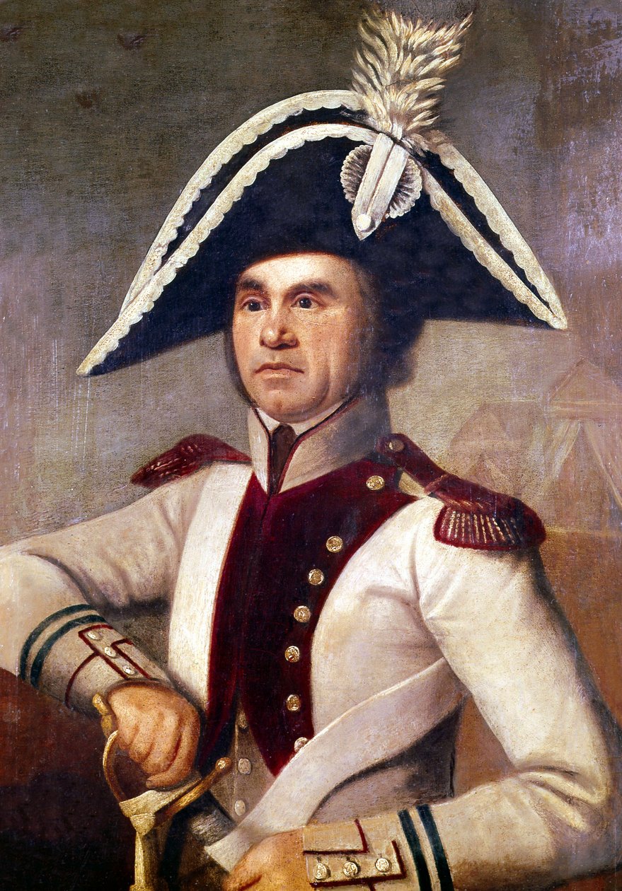 Französischer Offizier, 1793 während der Kriege der Vendée zur Zeit der Französischen Revolution getötet von Unbekannter Künstler