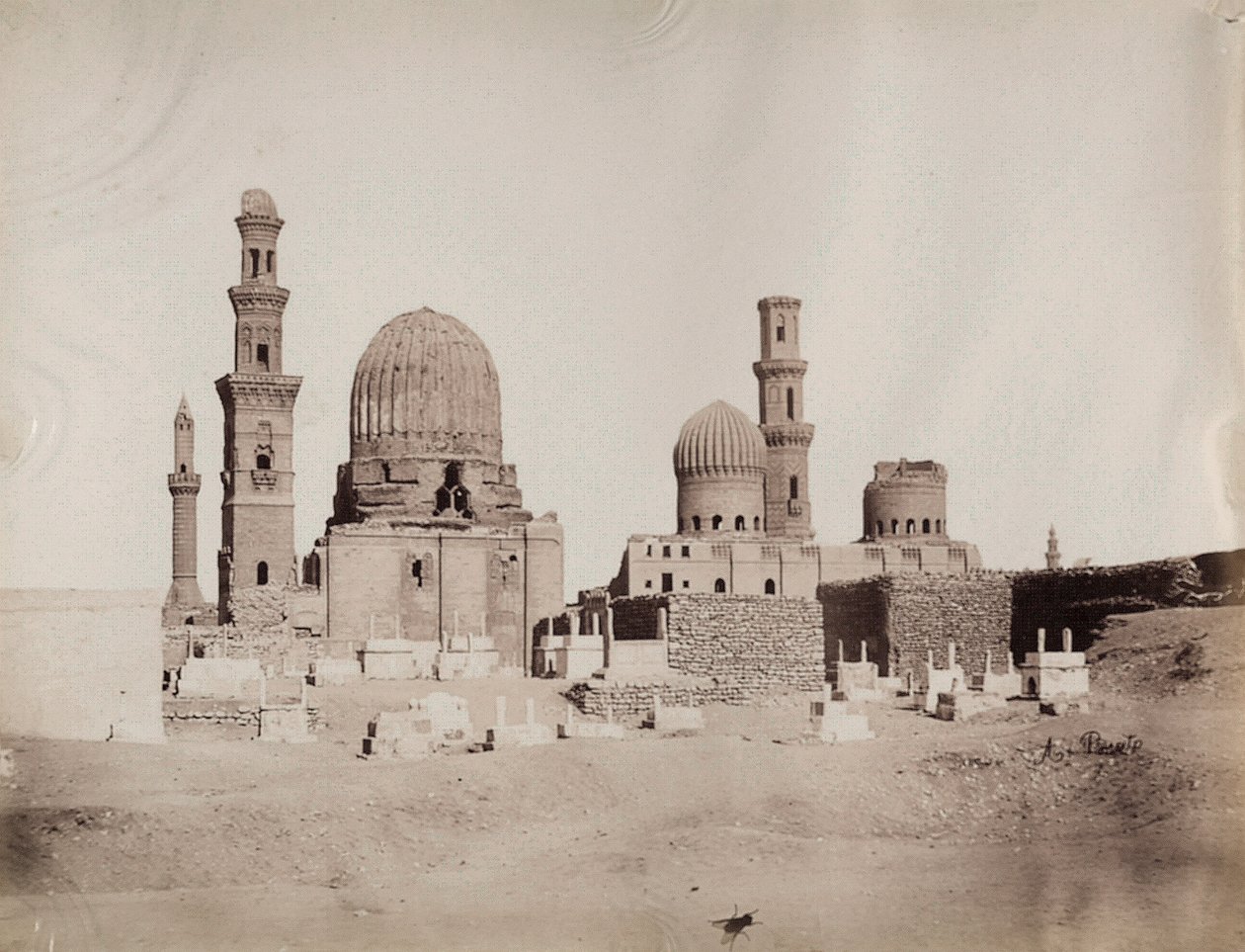 Gesamtansicht der Gräber der Mameluken, Kairo von Unbekannter Künstler