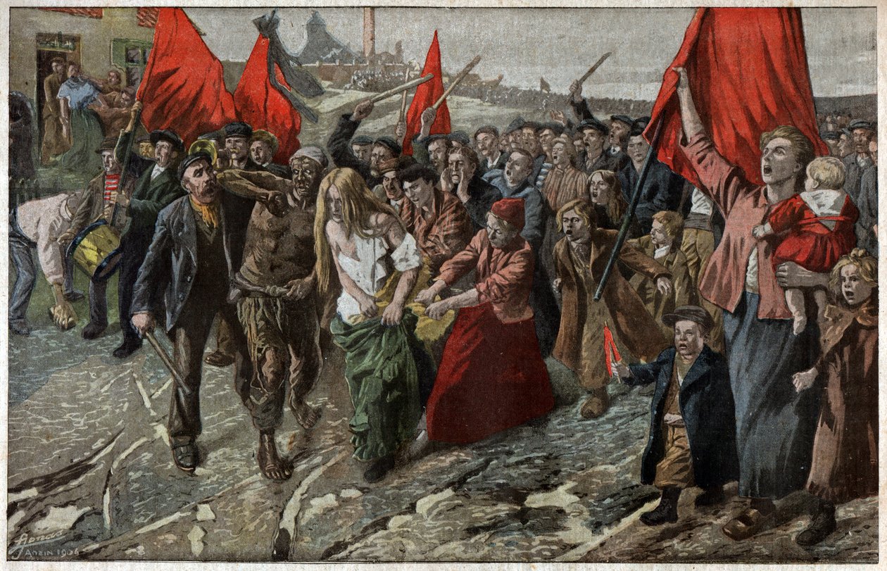 Streik im Norden Frankreichs von Nicolas Liez