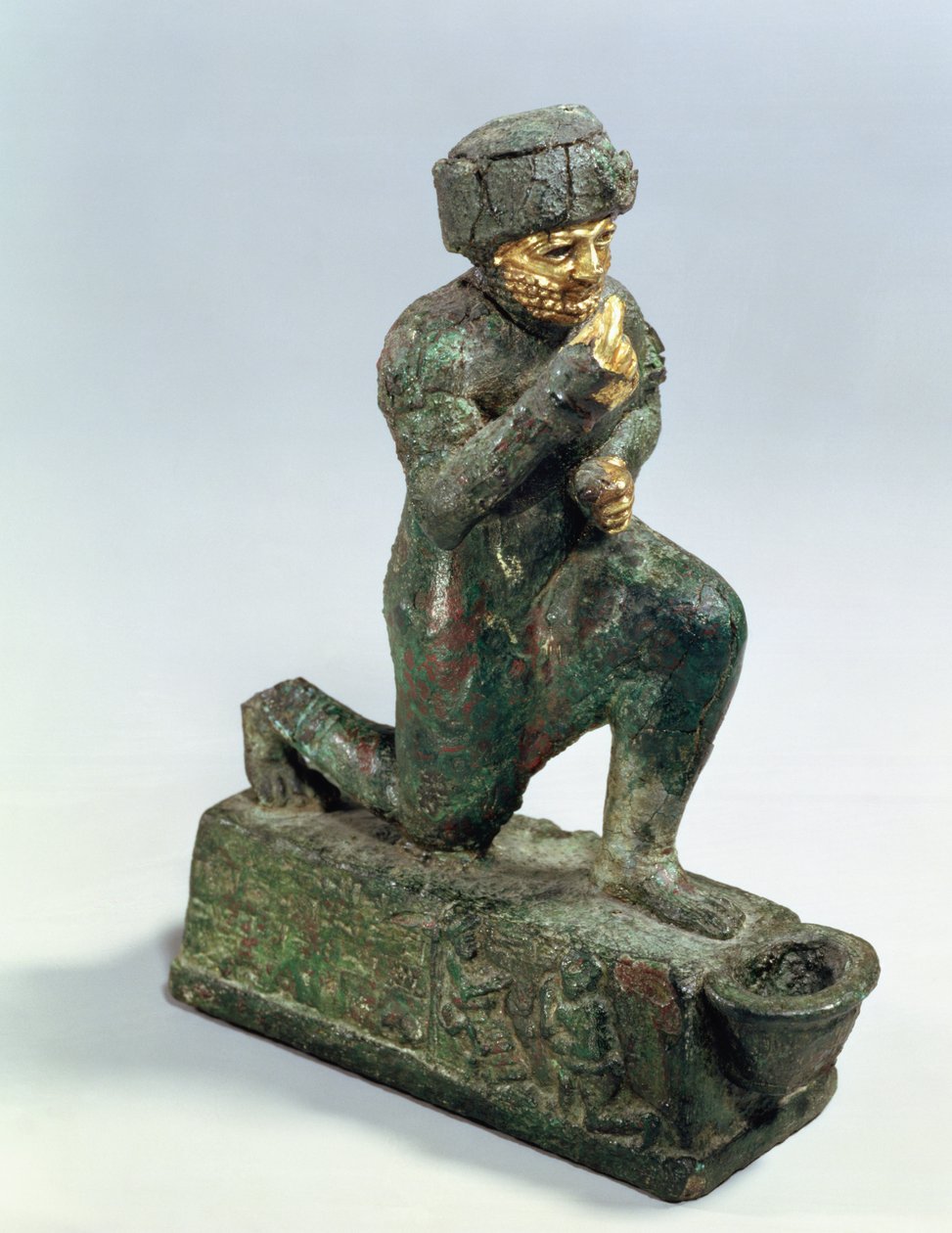 Hammurabi, König von Babylon, betet vor einem heiligen Baum, um 1750 v. Chr. von Unbekannt