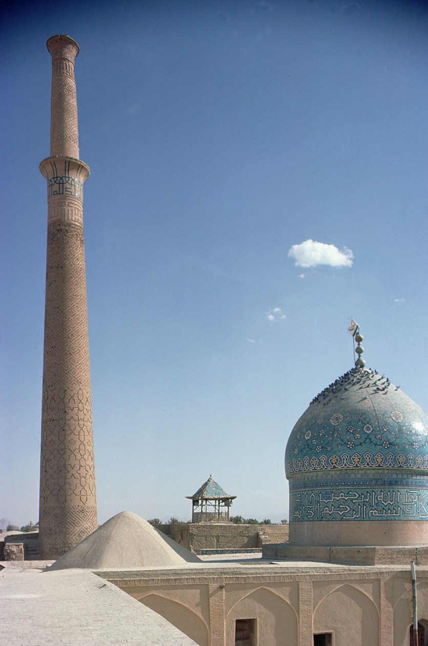 Harun Vilayet Kuppel und das Ali Minarett, wahrscheinlich 17. Jahrhundert (Foto) von Unbekannt
