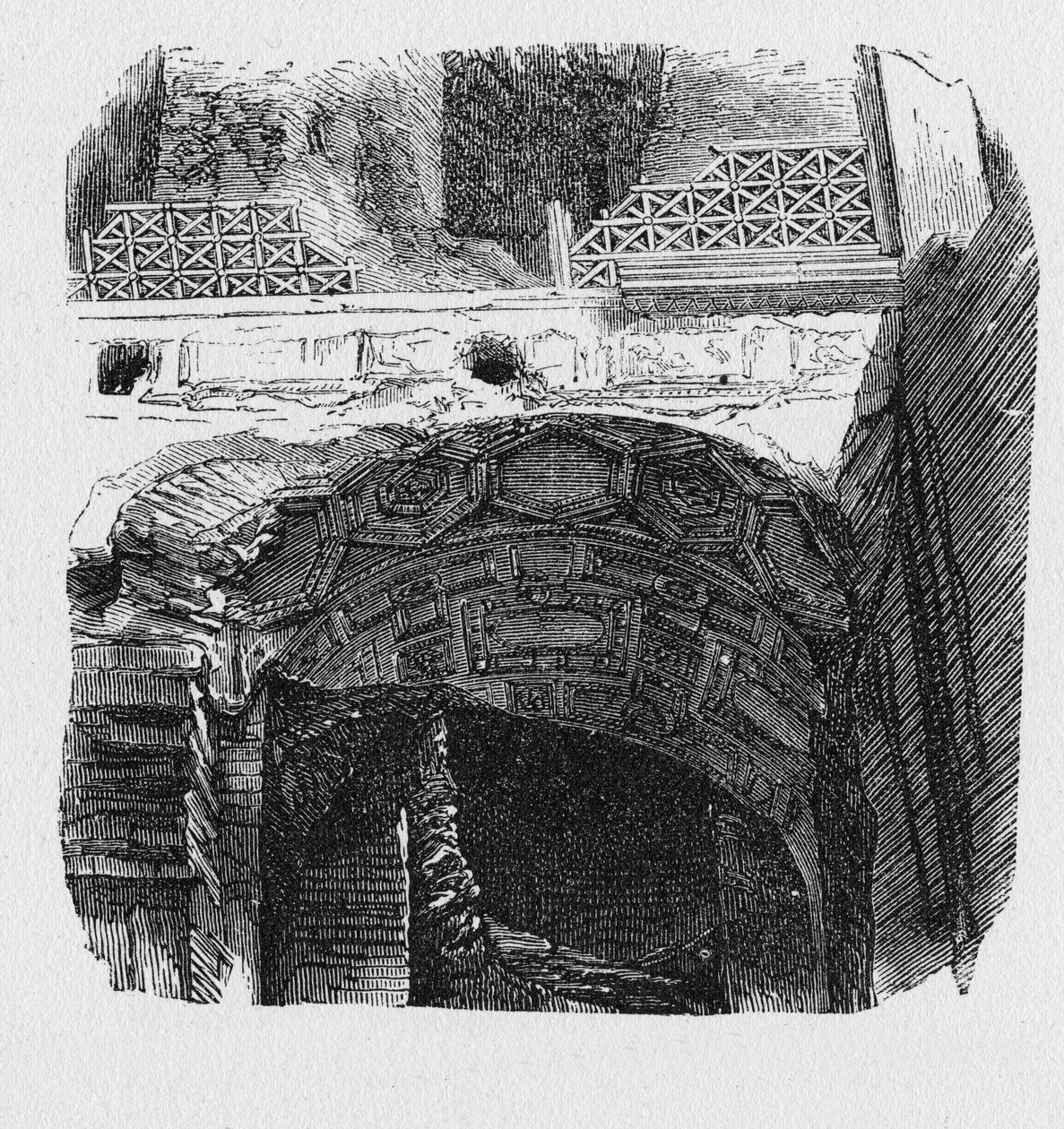 Geschichte des antiken Rom. Rom-Stiche von 1872 von Unbekannt