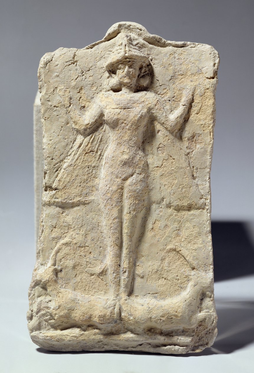 Krug dekoriert mit symbolischen Motiven um die Göttin Ishtar, Babylonisch, ca. 1700 v. Chr. von Unbekannt