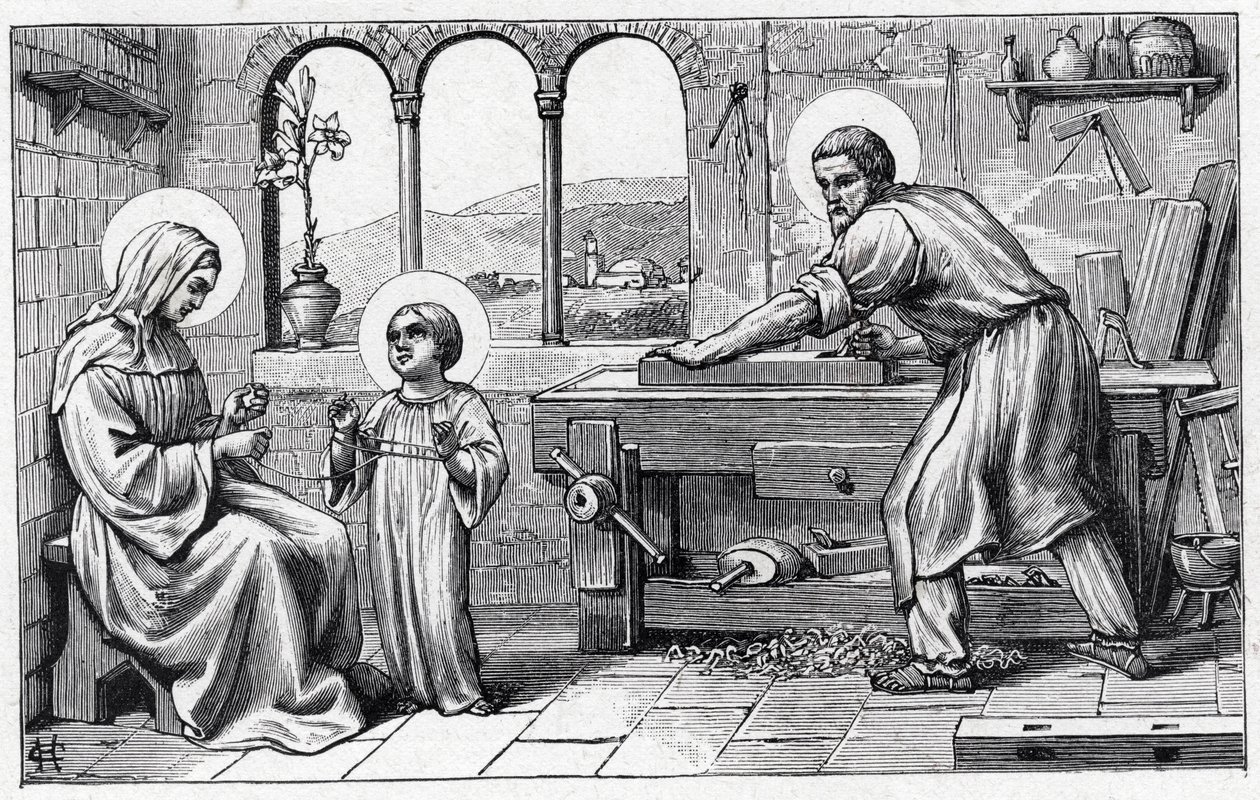 Jesus dient Maria. Alphabet des Jesuskindes. Ausgabe von 1932. Holzschnitte signiert H G. Private Sammlung von William M. Timlin