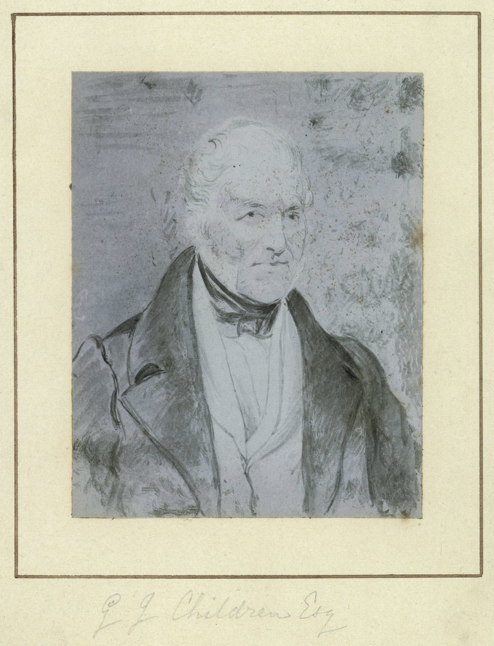 John George Children, englischer Wissenschaftler, ca. 1841 von Unbekannt