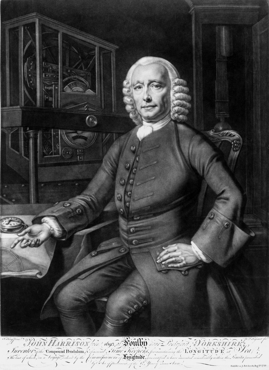 John Harrison, englischer Erfinder und Uhrmacher von Unbekannt