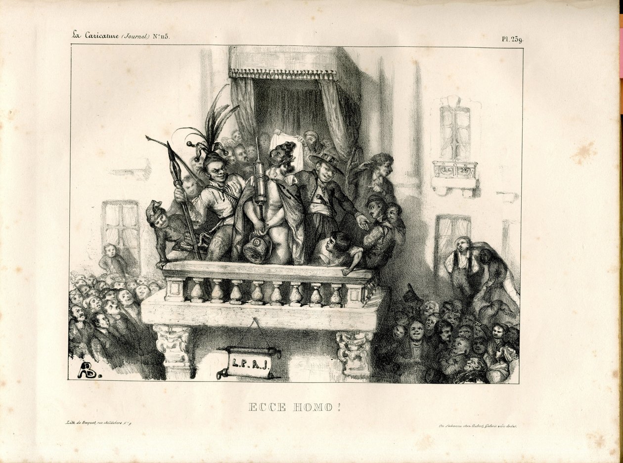 La Caricature (1830) politische, satirische in N & B von Unbekannter Künstler